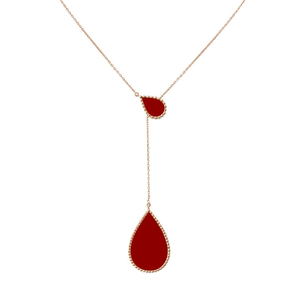 Hayma Necklace, Red