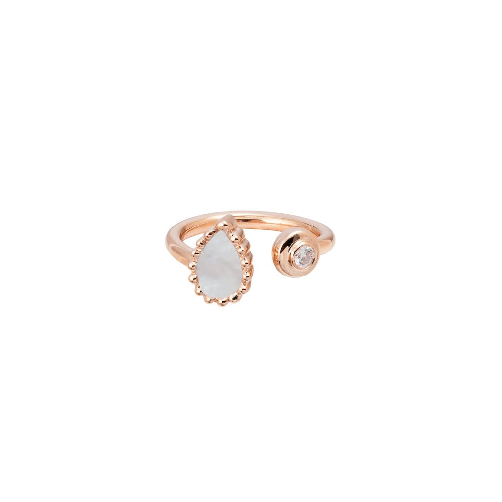 Baby Ring, Mother of Pearl, Rose Gold