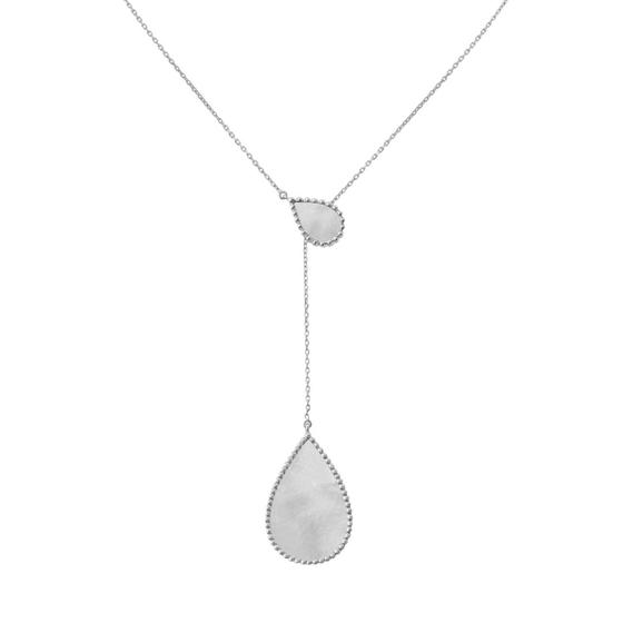 Hayma Set, Mother of Pearl, White Gold